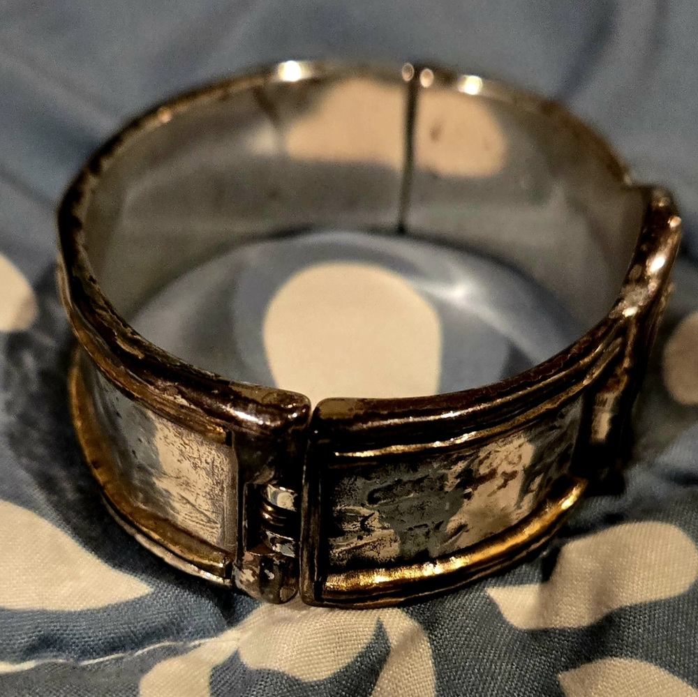 Brighton Silver and Gold Heart-Embellished Braclet - Picture 2 of 7